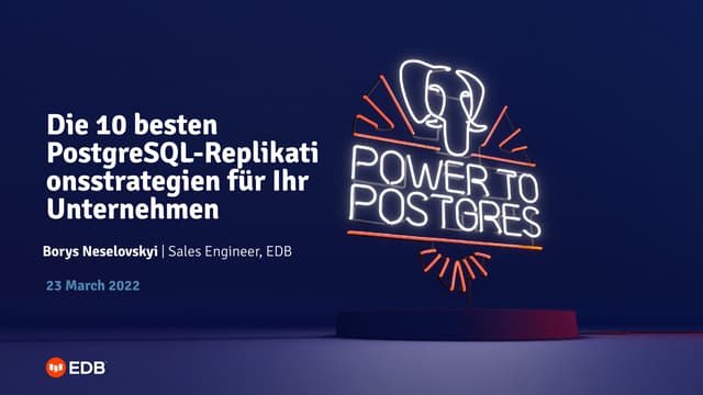 Die 10 besten PostgreSQL-Replikationsstrategien für Ihr Unternehmen