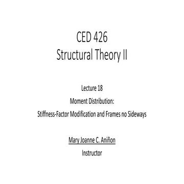 Topic4_Moment Distribution with Stiffness Factor Modification.pptx