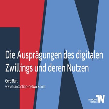 Die Ausprägungen des digitalen Zwillings und deren Nutzen