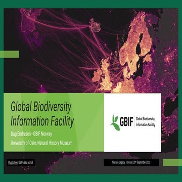 GBIF data mobilisation for the Nansen Legacy, Tromsø, 2022-09-20