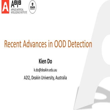 Recent Advances in Out-of-distribution Detection
