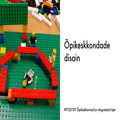 Õpikeskkondade disain