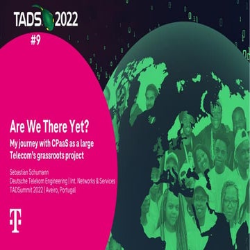 Are We There Yet? Sebastian Schumann, DT