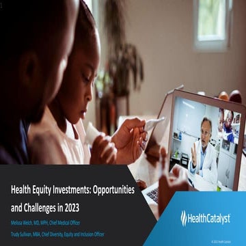Health Equity Investments: Opportunities and Challenges in 2023