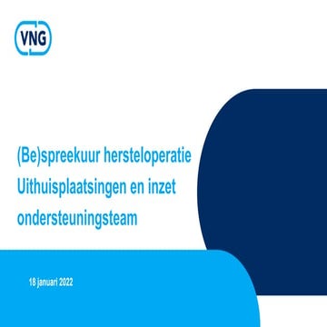 (Be)spreekuur 18 januari 2022 - Uit huis plaatsing en inzet