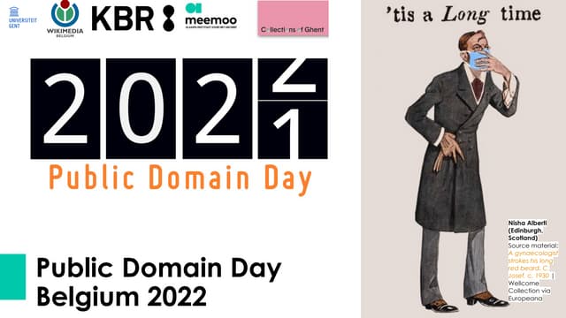 Public Domain Day Belgium 2022