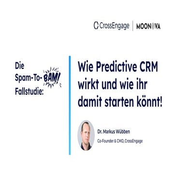 Wie Predictive CRM wirkt und wie ihr damit starten könnt! – Moonova