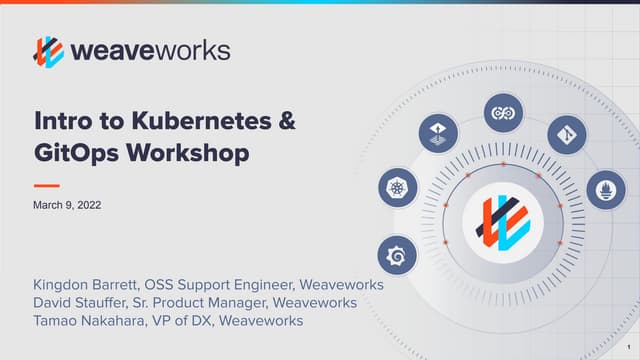 Intro to Kubernetes & GitOps Workshop