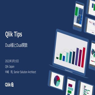 2022年3月15日 Qlik Tips Qlik特有のデータ型「Dual値」の詳細