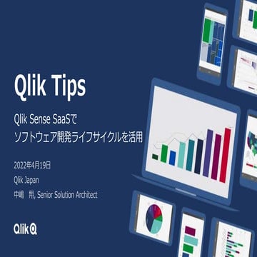 Qlik Sense SaaSでソフトウェア開発ライフサイクルを活用