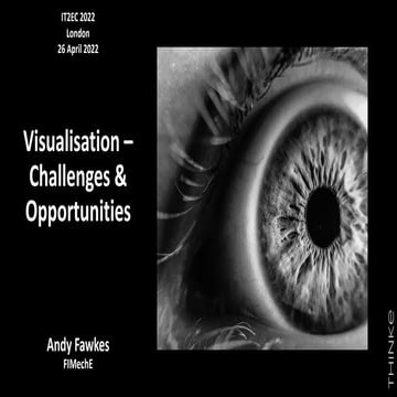 Visualisation – Challenges & Opportunities
