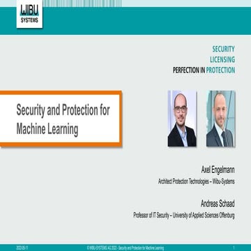 Security and Protection for Machine Learning.pptx