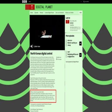 Interview BBC World Service - Digital Planet - Military virtual and augmented...