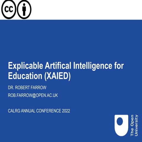 Explicable Artifical Intelligence for Education (XAIED)