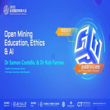Open Mining Education, Ethics & AI