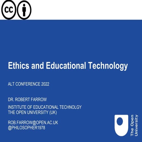 Ethics and Educational Technology