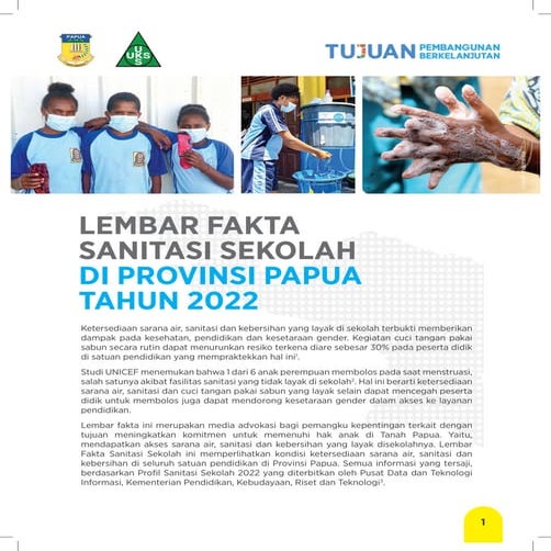 Lembar Fakta Sanitasi Sekolah Provinsi Papua 2022
