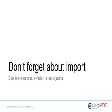 ECPPM Keynote: don't forget about data consumption