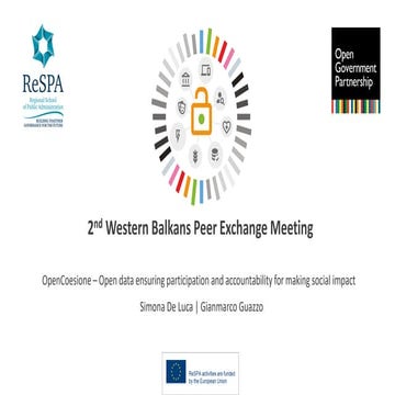 OpenCoesione & ASOC al Peer Exchange Meeting dei Balcani Occidentali