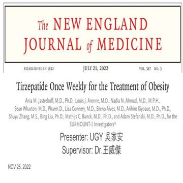 tirzepatide once weekly for the treatment of obesity.pptx