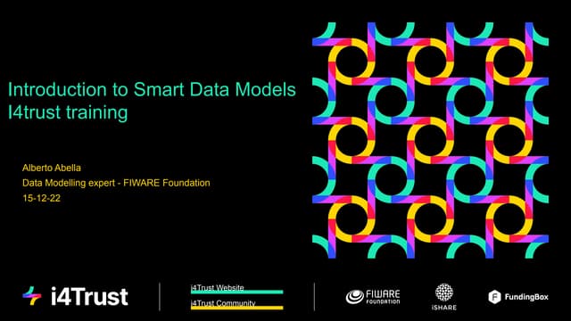 Introduction to Smart Data Models