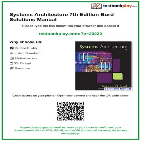 Systems Architecture 7th Edition Burd Test Bank | PDF