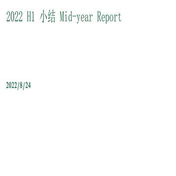 2022 H1 小结模板 Mid-year PE Template.pptx