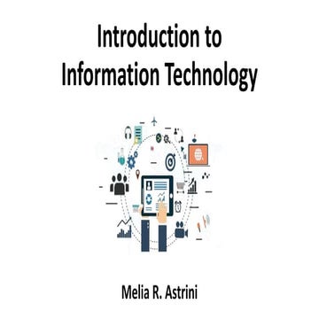 Introductory of Information Technology