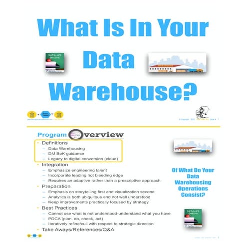 What’s in Your Data Warehouse?