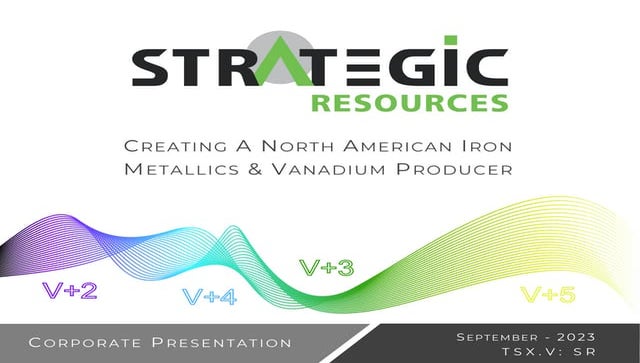 Strategic Resources - Corporate Presentation September 2023