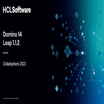 HCL Domino 14 - Leap 1.1.2 - DNUG Stammtisch Wien | PDF