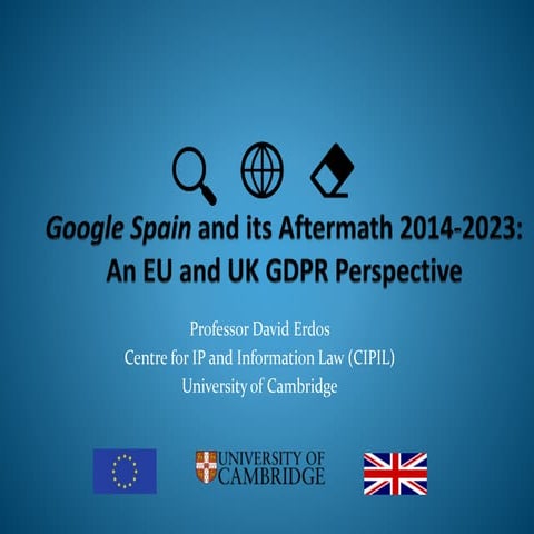 Google Spain and its Aftermath 2014-2023: An  EU and UK GDPR Perspective