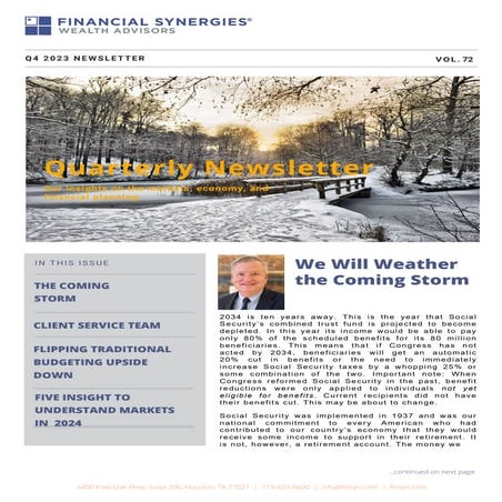 Q4 2023 Newsletter | Financial Synergies