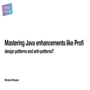 [meetup] Mastering Java enhancements like a Pro: practical design ...