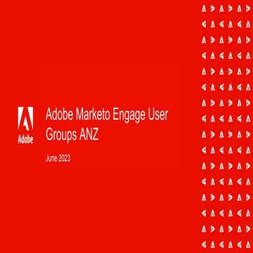 Mega MUG - Marketo and Integration - June 2023