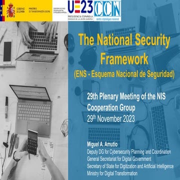The National Security Framework of Spain | PDF
