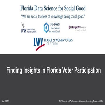 Finding Insights in Florida Voter Participation