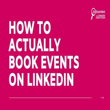 How to Promote Events with LinkedIn