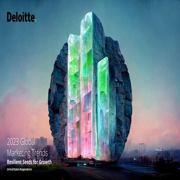 Deloitte 2023 Global marketing trends- Seeds for growth | PPT