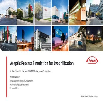 Best Practices in Aseptic Process Simulation for Lyophilization in ...