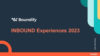 INBOUND Experiences 2023