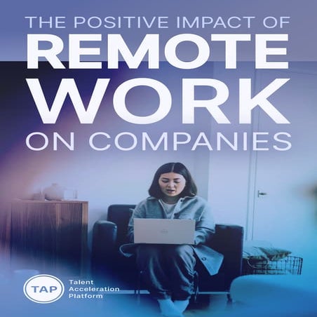 Positive Impact of Remote Work on Companies