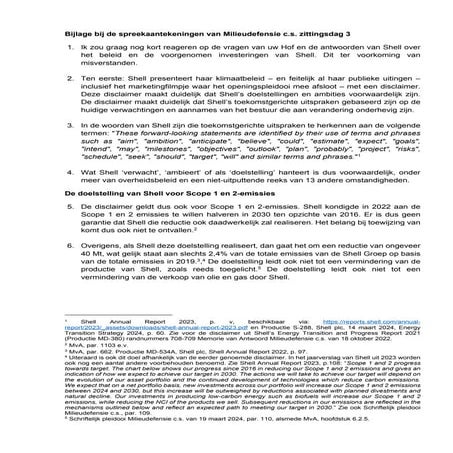 The Shell Court Case: 2024-04-01 Openingspleidooi Milieudefensie c.s ...