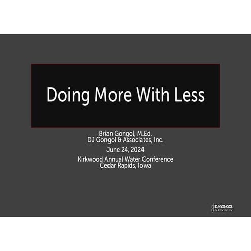 Doing More with Less - Borrowing Lessons from Honda and Toyota for Public Wor...