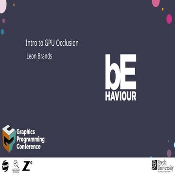 Leon Brands - Intro to GPU Occlusion (Graphics Programming Conference 2024)