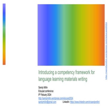 2024.02.09 Introducing a competency framework for language learning materials...