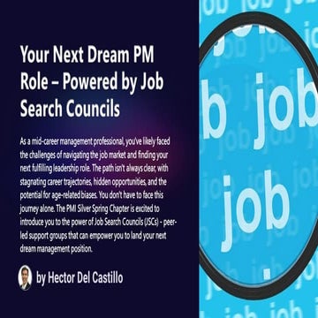 PM Job Search Council Info Session - PMI Silver Spring Chapter
