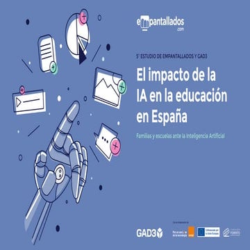 5º Estudio sobre el impacto de la IA en la educación en España_GAD3 | PDF