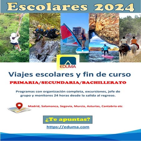 2024 viajes escolares y fin de curso