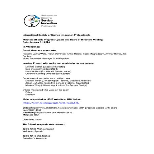 20240131 Progress_Update_With_Board minutes20240131.pdf